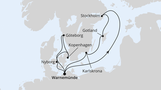 Städte der Ostsee ab Warnemünde 2