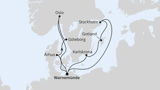 Städte der Ostsee ab Warnemünde 2