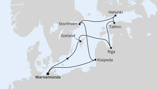 Städte der Ostsee ab Warnemünde 1