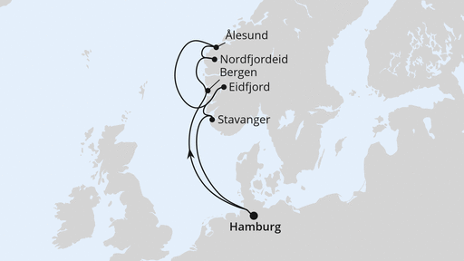 Norwegen ab Hamburg