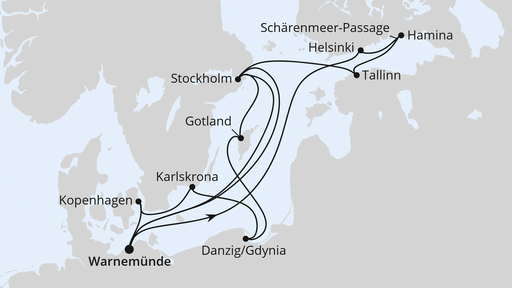 Highlights der Ostseeküste ab Warnemünde