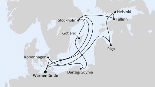 Highlights der Ostseeküste ab Warnemünde