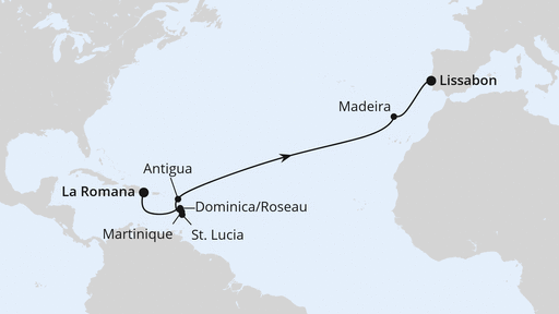 Von der Dominikanischen Republik nach Lissabon 2