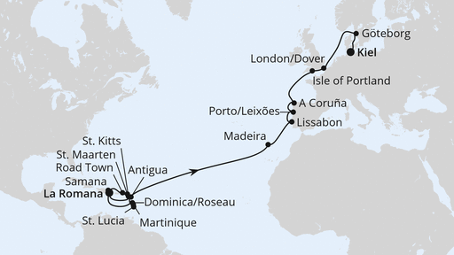 Von der Dominikanischen Republik nach Kiel 2