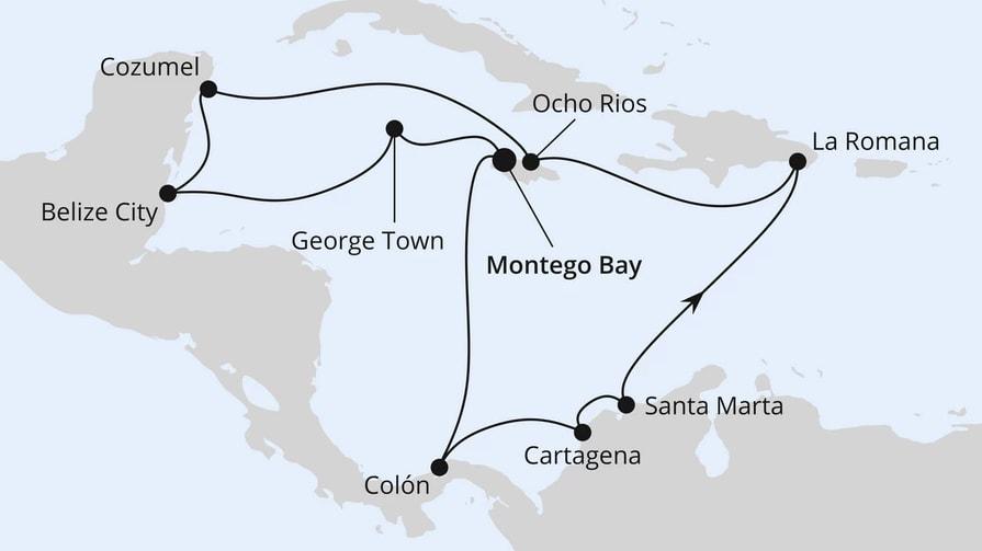 Mittelamerika & Mexiko ab Jamaika