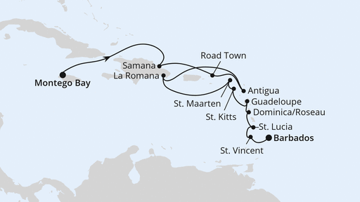 Karibik mit Kleinen Antillen ab Jamaika
