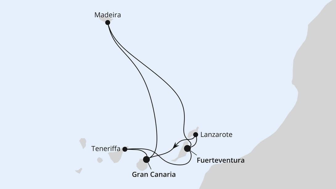 Kanarische Inselwelt & Madeira