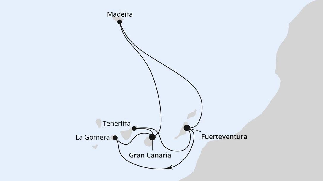 Kanarische Inselwelt & Madeira