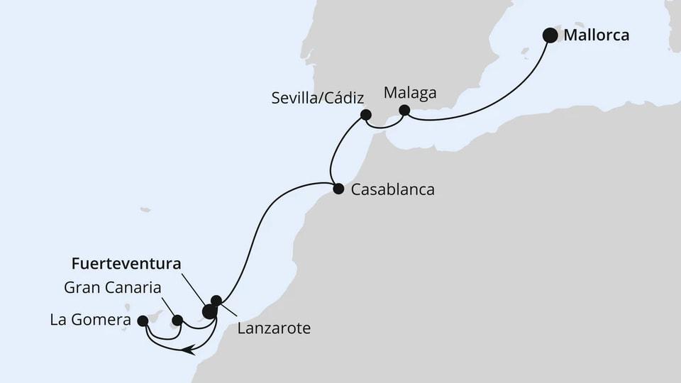 Andalusien & Kanaren ab Fuerteventura