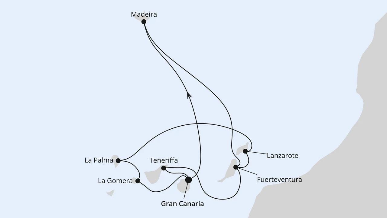 Große Kanaren-Reise mit La Gomera & Madeira