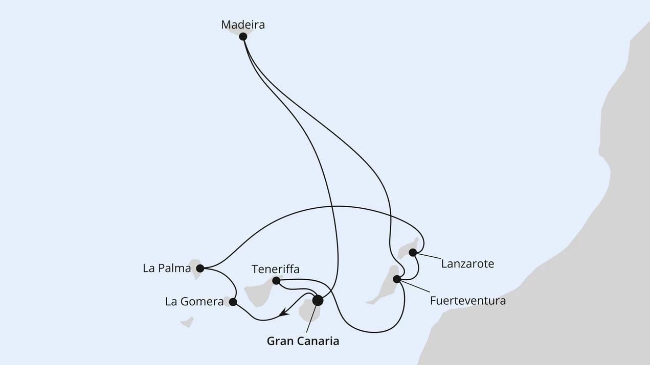 Große Kanaren-Reise mit La Gomera & Madeira
