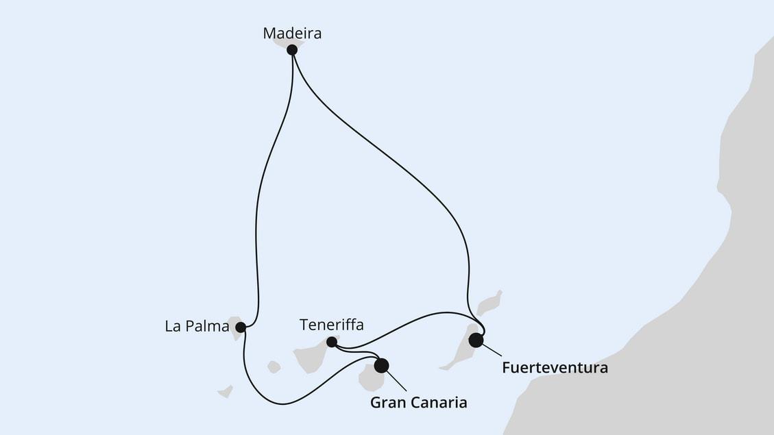Kanarische Inselwelt & Madeira