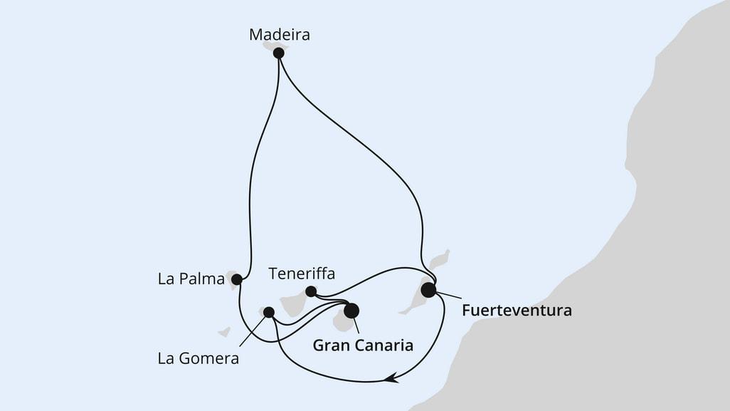 Kanarische Inselwelt & Madeira