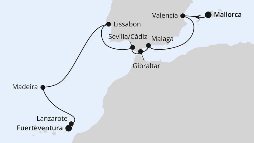 Andalusien, Madeira & Kanaren ab Mallorca 3