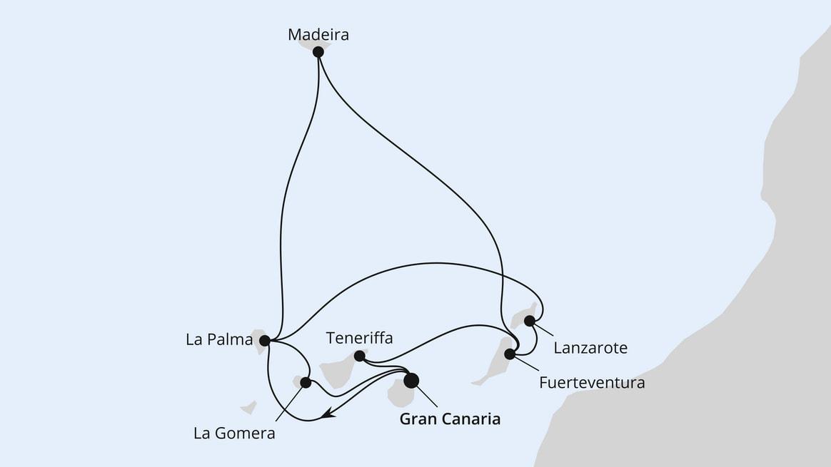 Große Kanaren-Reise mit La Gomera & Madeira