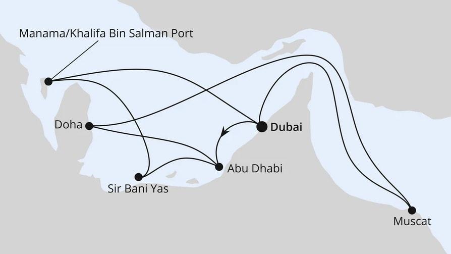 Große Orient-Reise ab Dubai