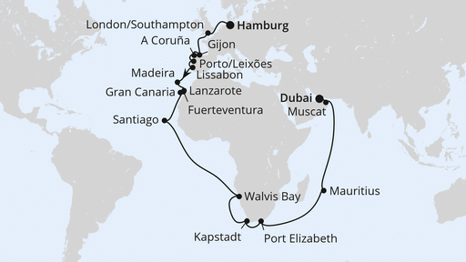 Weltenbummler Kanaren, Südafrika & Mauritius 1