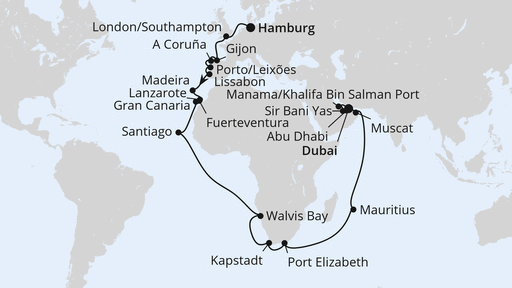 Weltenbummler Südafrika, Mauritius & Orient