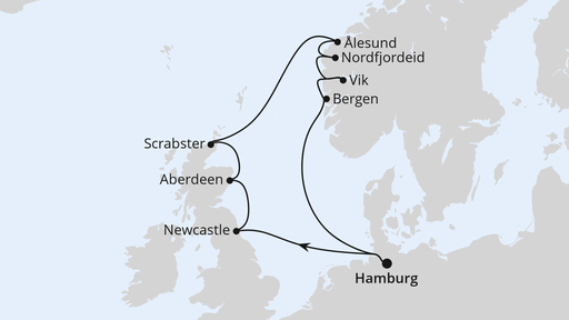 England, Schottland & Norwegen