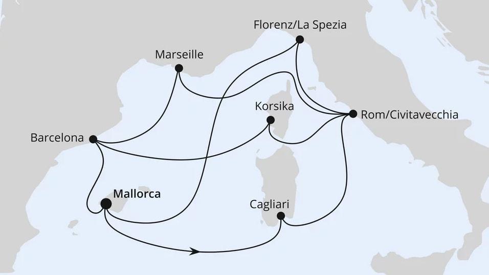 Große Mittelmeer-Reise ab Mallorca 1