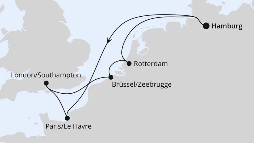 Metropolen ab Hamburg