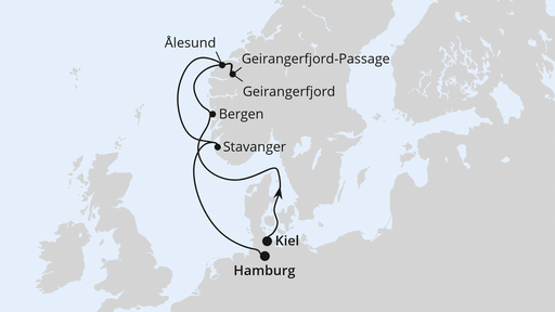 Norwegen ab Kiel