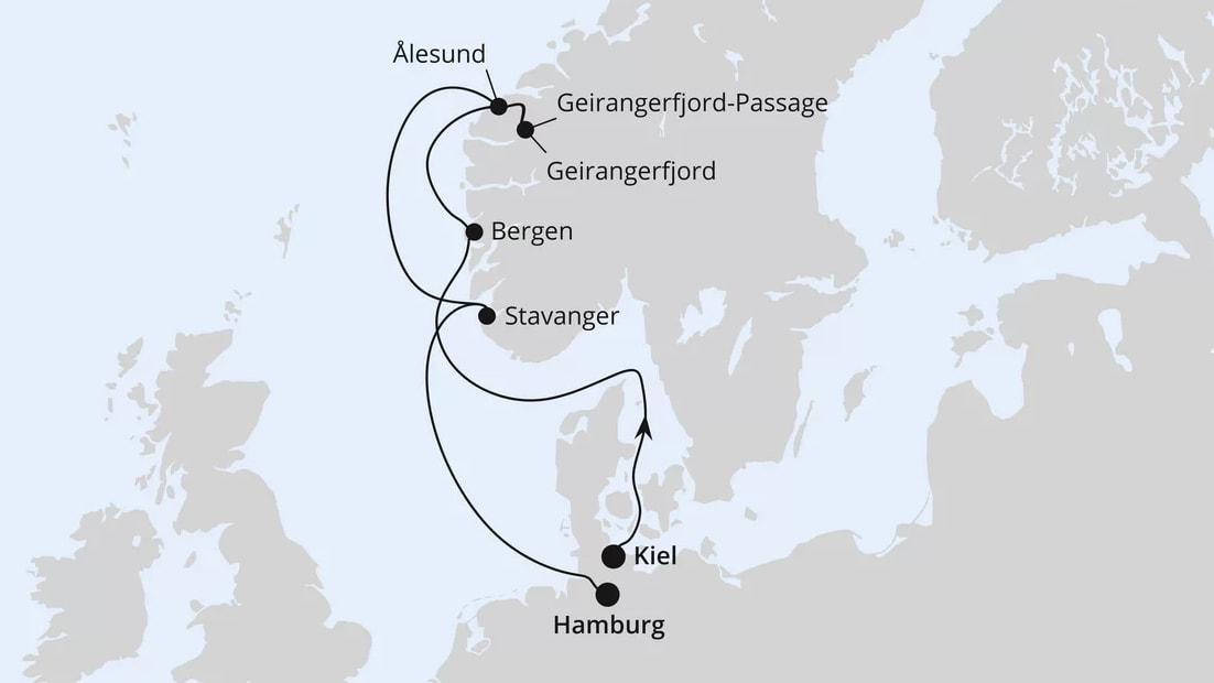 Norwegen ab Kiel