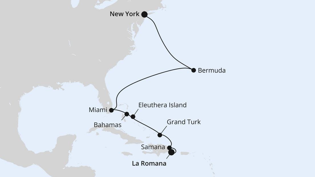 Florida, Bahamas & Karibik ab New York