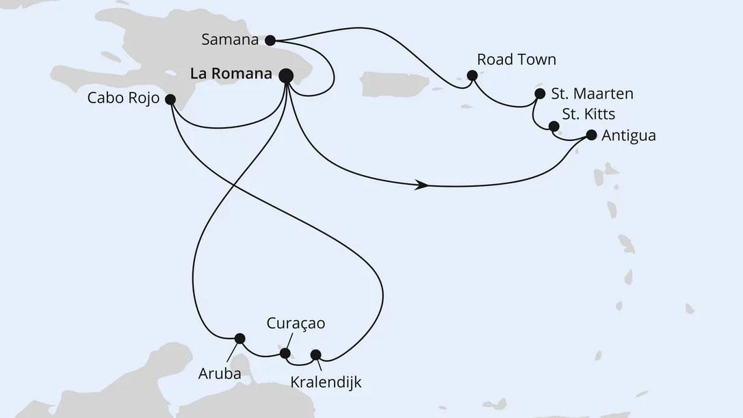 Karibische Inseln ab Dominikanische Republik 2