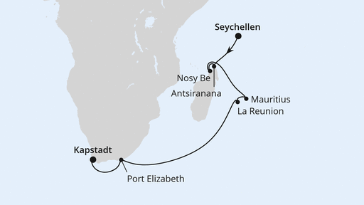 Inseln des Indischen Ozeans mit Südafrika 2