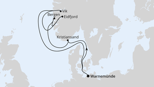 Norwegens Fjorde ab Warnemünde