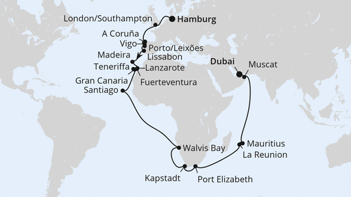 Weltenbummler Kanaren, Südafrika & Mauritius 2