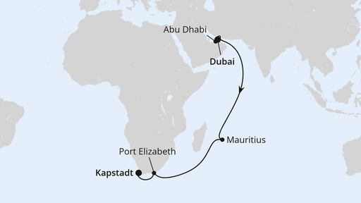 Von Dubai über Mauritius nach Kapstadt 1