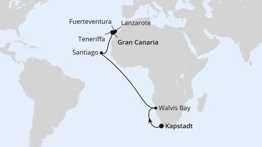 Von Kapstadt über Namibia nach Gran Canaria 2