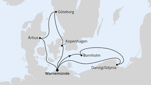 Dänemark mit Danzig & Göteborg