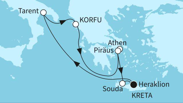 Zauberhafte Inseln im Östlichen Mittelmeer
