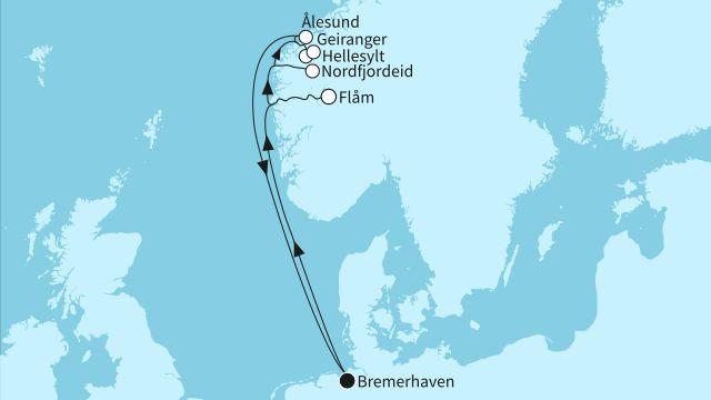 Vielfalt Norwegens