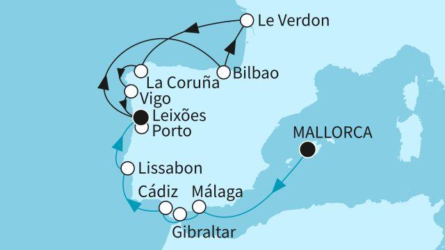 Europas Sonnenseite und die Schönheiten der Westküste