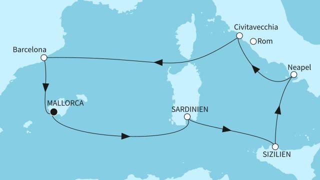 Höhepunkte Spaniens und Italiens