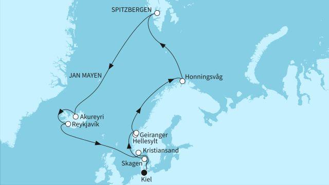 Naturwunder Norwegens und Islands