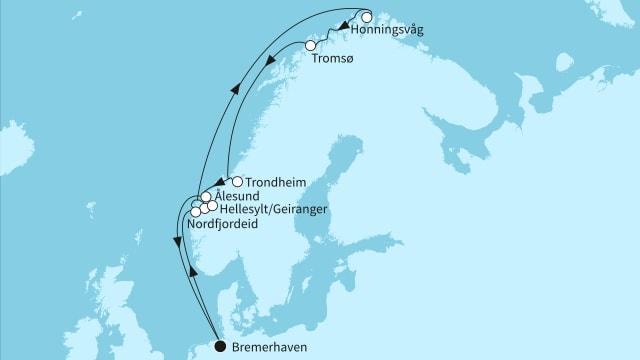 Norwegens Fjordwelten mit Nordkap