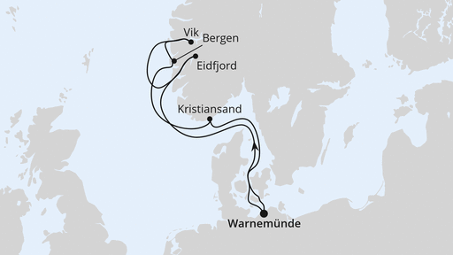 Norwegens Fjorde ab Warnemünde 2