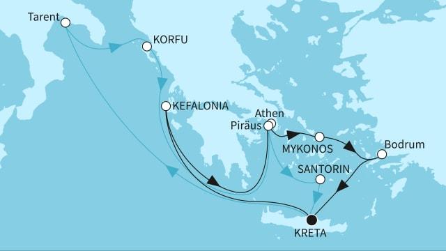Östliches Mittelmeer intensiv