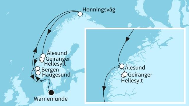 Norwegens Fjordwelten und Nordkap
