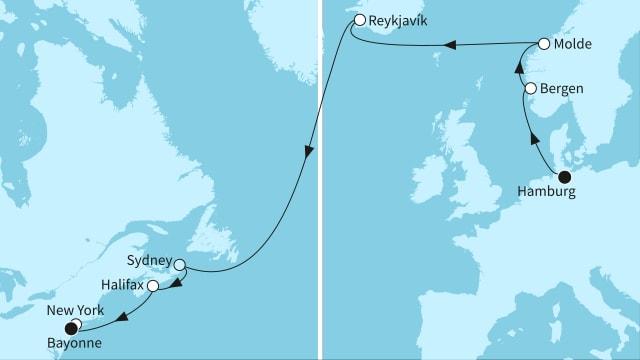 Transatlantikreise USA