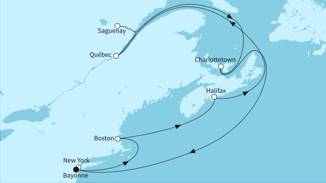 Ostküste der USA und Kanada