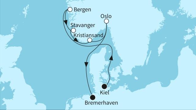 Vielfalt Norwegens