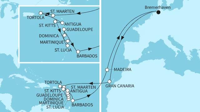 Traumreise in die Karibik