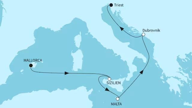 Mittelmeerinseln und Perle der Adria