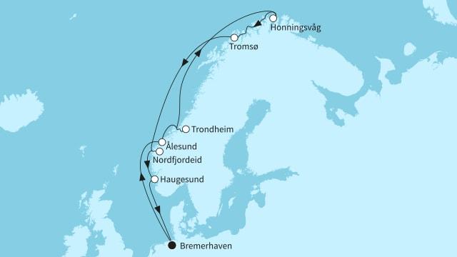 Norwegens Fjordwelten mit Nordkap